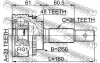 Шарнир равных угловых скоростей (ШРУС) FEBEST 0110-051A48 (фото 2)