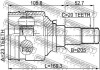 Шарнир равных угловых скоростей (ШРУС) FEBEST 0111-NHW20RH (фото 2)