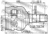 Шарнир равных угловых скоростей (ШРУС) FEBEST 0111-SXM10LH (фото 2)