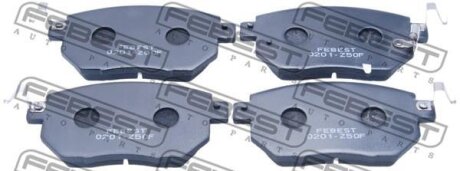 Тормозные колодки дисковые, комплект FEBEST 0201-Z50F