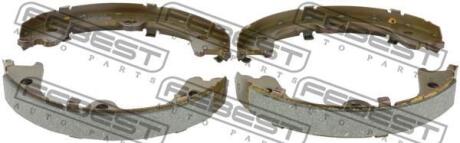 Колодки тормозные барабанные, комплект FEBEST 0202-S50R
