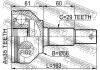 Шарнир равных угловых скоростей (ШРУС) FEBEST 0210-J1020 (фото 2)