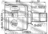 Шарнир равных угловых скоростей (ШРУС) FEBEST 0311-CL20LH (фото 2)