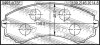 Тормозные колодки дисковые, комплект FEBEST 0401-V75F (фото 2)