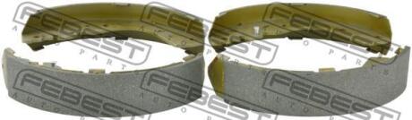Колодки тормозные барабанные, комплект FEBEST 0502-BT50R