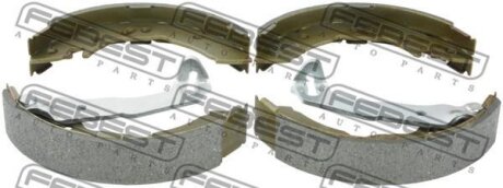 Колодки тормозные барабанные, комплект FEBEST 1202-ACCR