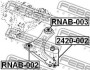 Шаровая опора FEBEST 2420-002 (фото 2)