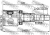 Шарнир равных угловых скоростей (ШРУС) FEBEST 2711-S80AWDTRH (фото 2)