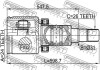 Шарнир равных угловых скоростей (ШРУС) FEBEST 2711-V70RH (фото 2)