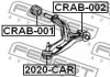 Сайлентблок переднего нижнего рычага передний FEBEST CRAB-002 (фото 2)