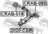 Сайлентблок переднего нижнего рычага задний правый FEBEST CRAB-018 (фото 2)