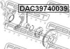 Подшипник ступицы колеса переднего FEBEST DAC39740039 (фото 2)