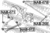 Сайлентблок задньої подовжньої тяги FEBEST NAB072 (фото 3)