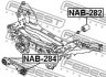 Сайлентблок заднього диференціала FEBEST NAB282 (фото 3)
