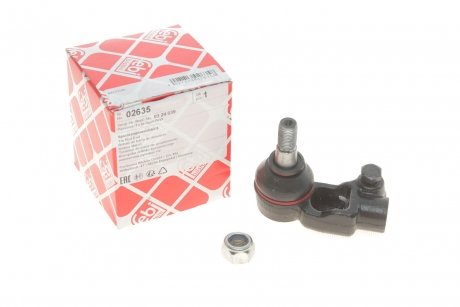 Наконечник тяги рульової (L) Opel Kadett E -91/Daewoo Lanos 95- FEBI BILSTEIN 02635