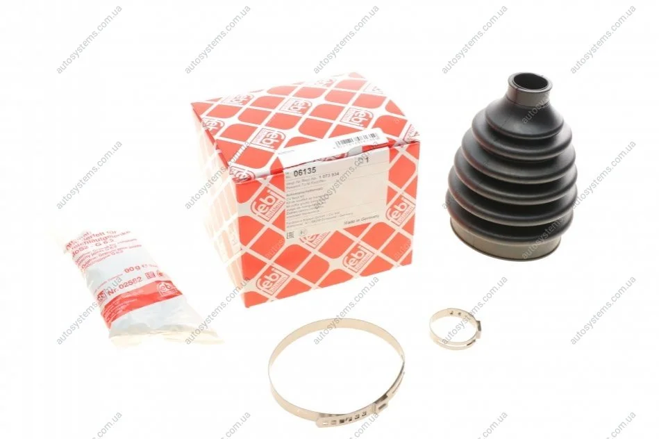 Пильник ШРКШ (зовнішній) Ford Mondeo 93-96 (26x80x133) (к-кт) FEBI BILSTEIN 06135 (фото 1)