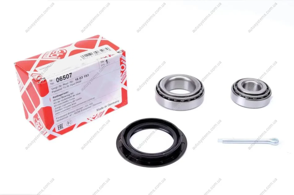 Підшипник маточини (задньої) Daewoo Lanos/Opel Kadett/Vectra A FEBI BILSTEIN 06507 (фото 1)