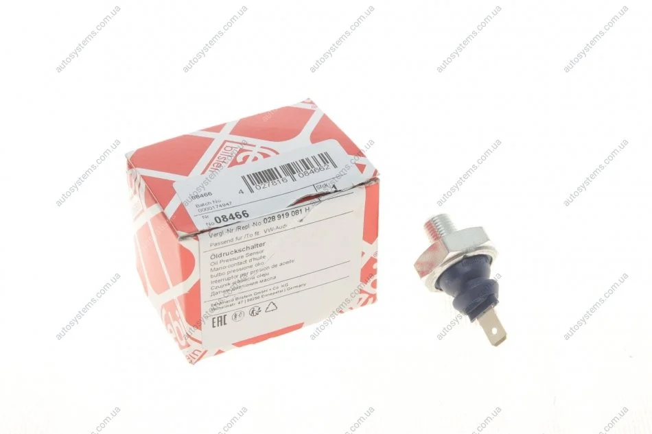 Датчик тиску оливи VW (синій) FEBI BILSTEIN 08466 (фото 1)