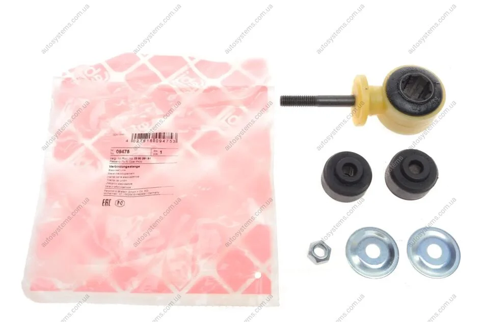 Тяга стабілізатора (переднього) Opel Vectra A 88-95 FEBI BILSTEIN 09475 (фото 1)