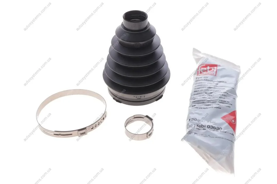 Пильник ШРКШ (зовнішній) Renault Clio II 98-/Kangoo 97-/Thalia 08- (к-кт) FEBI BILSTEIN 100047 (фото 1)