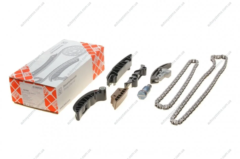 Комплект ланцюга ГРМ Audi Q7/Porsche Cayenne/VW Touareg 3.2/3.6 03-18 (ланцюг + елементи) FEBI BILSTEIN 101089 (фото 1)