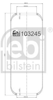 Пневморессора FEBI BILSTEIN 103245