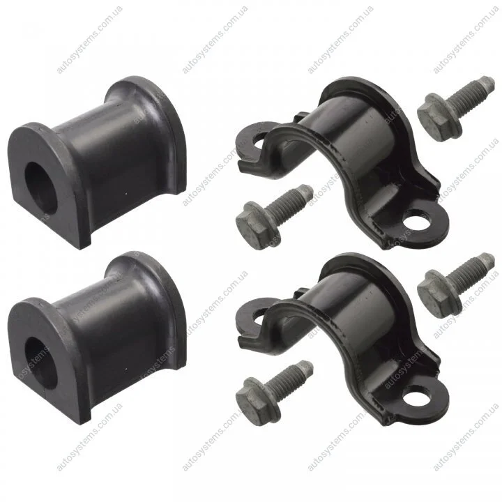 Втулка стабілізатора (заднього) VW Caddy 09- (d=20mm) (к-кт 2шт) FEBI BILSTEIN 106260 (фото 1)