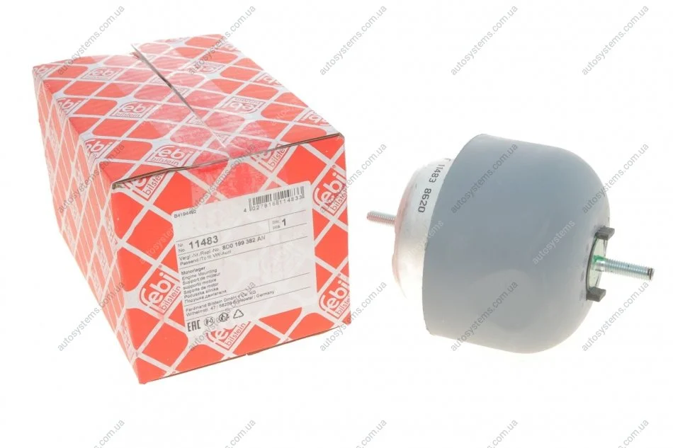 Подушка двигуна (R) VW Passat 1.8T 00-05 FEBI BILSTEIN 11483 (фото 1)