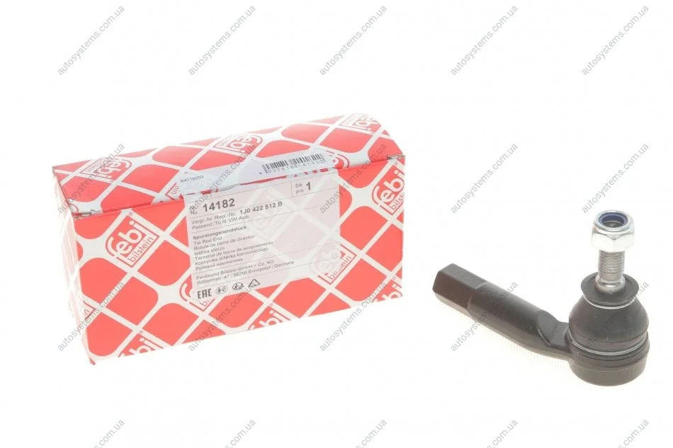 Наконечник тяги рульової (R) Audi A3/Skoda Octavia/VW Golf IV 95-06 FEBI BILSTEIN 14182 (фото 1)