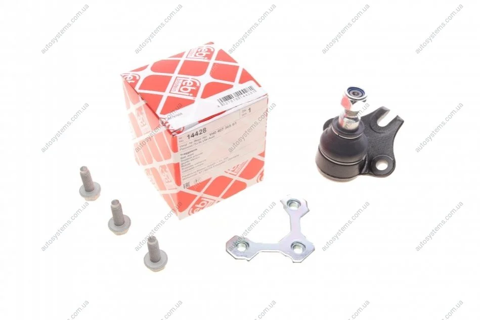 Опора кульова (передня/знизу) Seat Toledo 93-99/VW Passat 88-96/Golf III 92-99 FEBI BILSTEIN 14428 (фото 1)