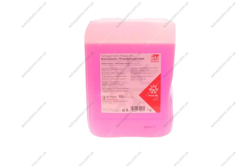 Антифриз (фіолетовий) Readymix G13 (-35°C готовий до застосування) (10 л) FEBI BILSTEIN 172017 (фото 1)