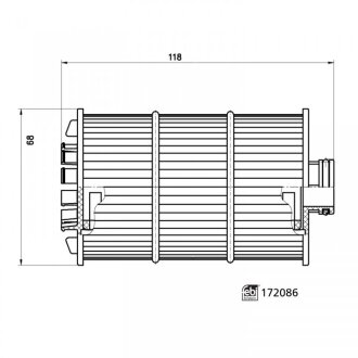 Масляный фильтр FEBI BILSTEIN 172086