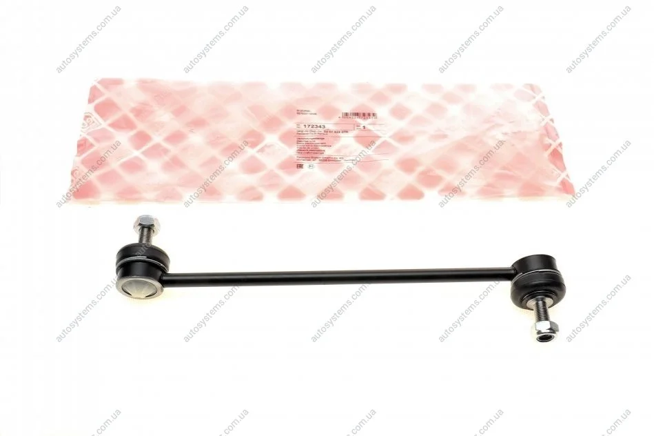 Тяга стабілізатора (переднього) Renault Megane IV/Scenic IV 15- (L=275mm) FEBI BILSTEIN 172343 (фото 1)