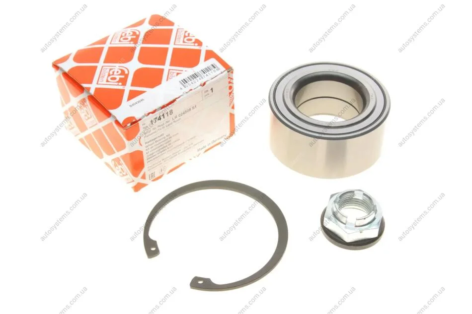 Підшипник маточини (задньої) Land Rover Range Rover Evoque 2.0/2.2D 11- FEBI BILSTEIN 174118 (фото 1)