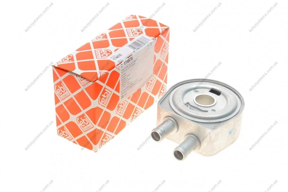 Радіатор масляний Renault Laguna/Megane/Scenic 03- (теплообмінник) FEBI BILSTEIN 174878 (фото 1)