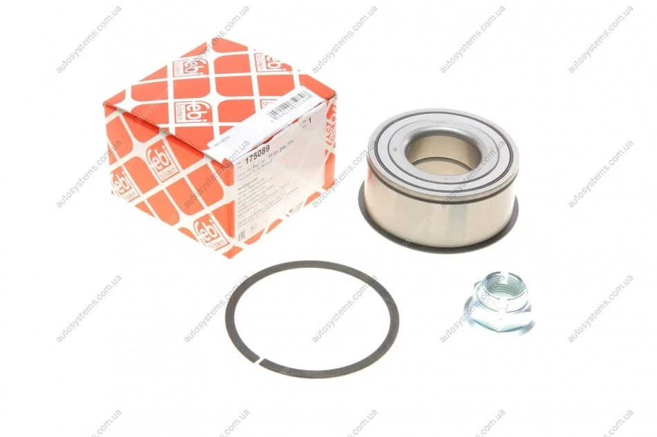 Підшипник маточини (передньої) Renault Kangoo 02-/Clio 2.0 00-09 (4x4) (40x84x40) FEBI BILSTEIN 175089 (фото 1)