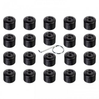 Комплект ковпачків болта колісного диска VW (+ гак для зняття) FEBI BILSTEIN 175230