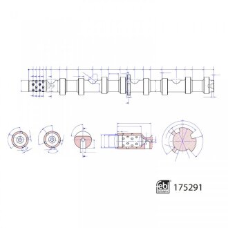 Вал распределительный FEBI BILSTEIN 175291