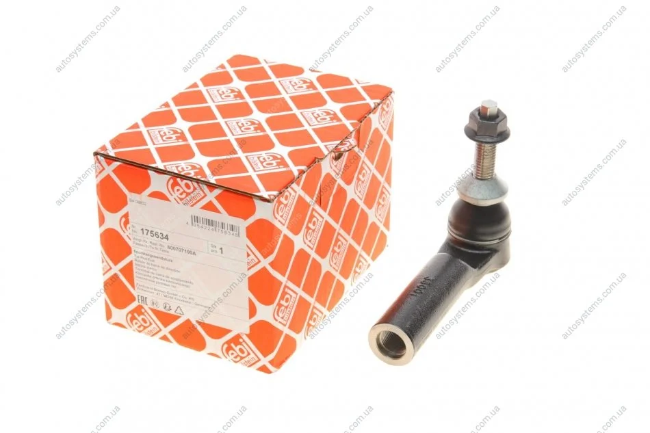 600707100A Наконечник тяги рульової 600707100B Tesla Model S 12- FEBI BILSTEIN 175634 (фото 1)