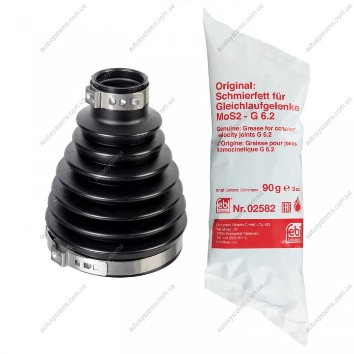 Пильник ШРКШ (зовнішній) Renault Clio 1.5dCi 10-/0.9TCe 18-/Kangoo 1.6 08- (25x73) FEBI BILSTEIN 176028 (фото 1)