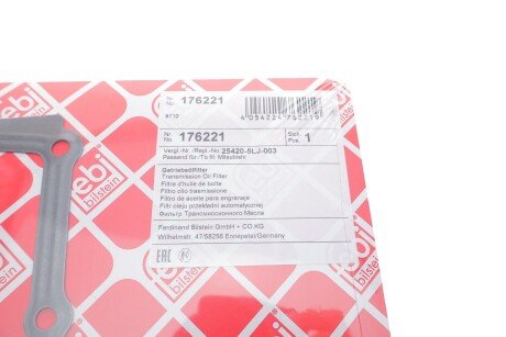 Фільтр АКПП Honda Accord/Civic/CR-V 12- (з прокладкою) FEBI BILSTEIN 176221