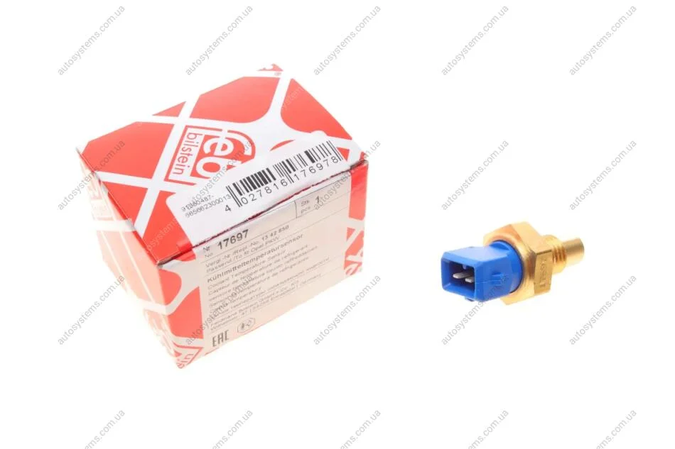 Датчик температури охолоджуючої рідини Opel Vectra A/B/Astra F 1.6/1.7/1.8i 93-00 FEBI BILSTEIN 17697 (фото 1)