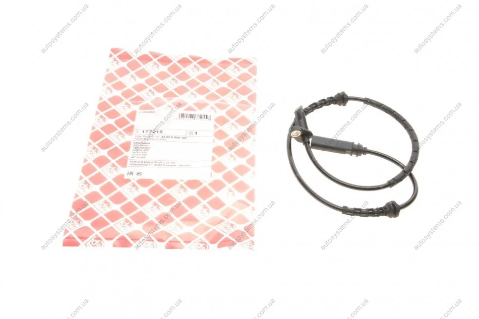 Датчик ABS (передній) BMW X1 (F48) 15- (L=635mm) FEBI BILSTEIN 177215 (фото 1)