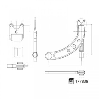 Рычаг подвески FEBI BILSTEIN 177838
