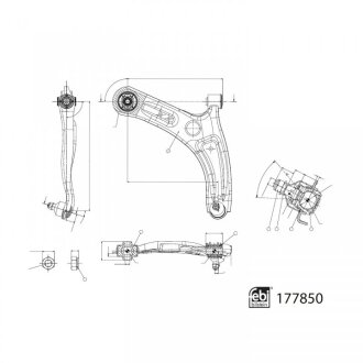 Рычаг подвески FEBI BILSTEIN 177850