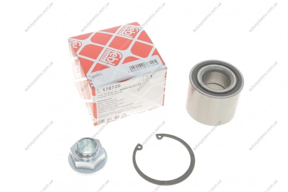 Підшипник маточини (задньої) Opel Agila/Suzuki Swift 05- FEBI BILSTEIN 178720 (фото 1)