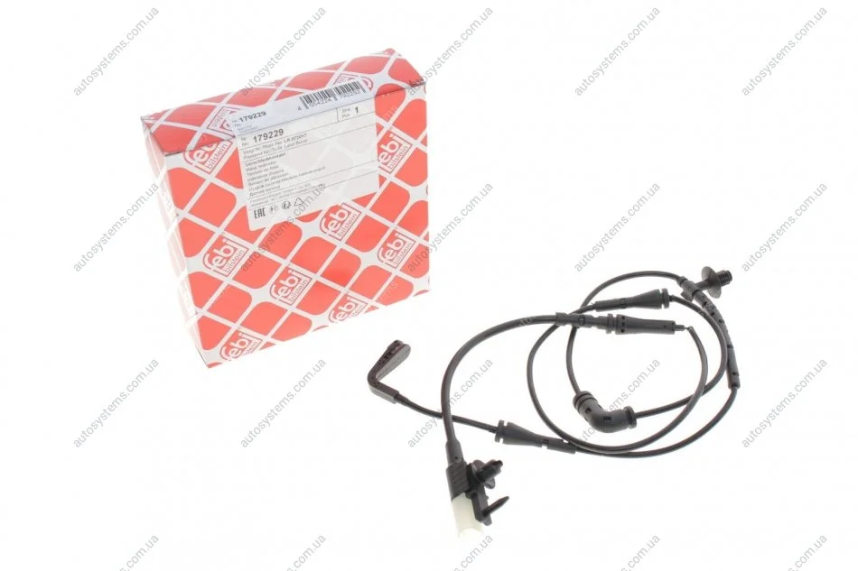 Датчик зносу гальмівних колодок (задніх) Land Rover/Range Rover 2.0/2.0D/2.2TD 15- FEBI BILSTEIN 179229 (фото 1)