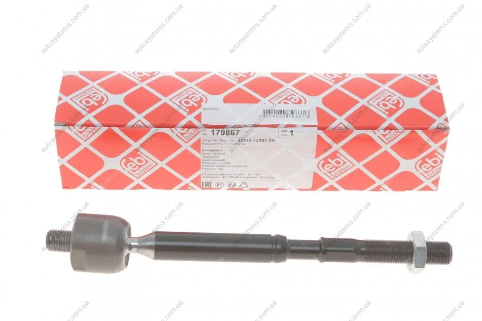 Тяга рульова Toyota Auris/Corolla 06-13 FEBI BILSTEIN 179867 (фото 1)