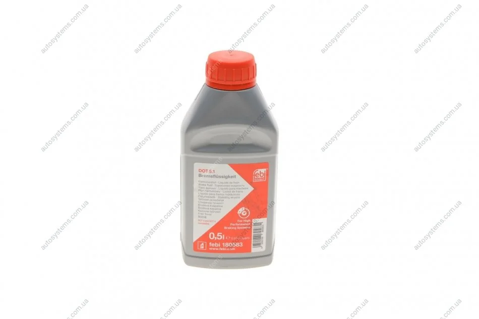 Рідина гальмівна DOT 5.1 (0.5L) FEBI BILSTEIN 180583 (фото 1)