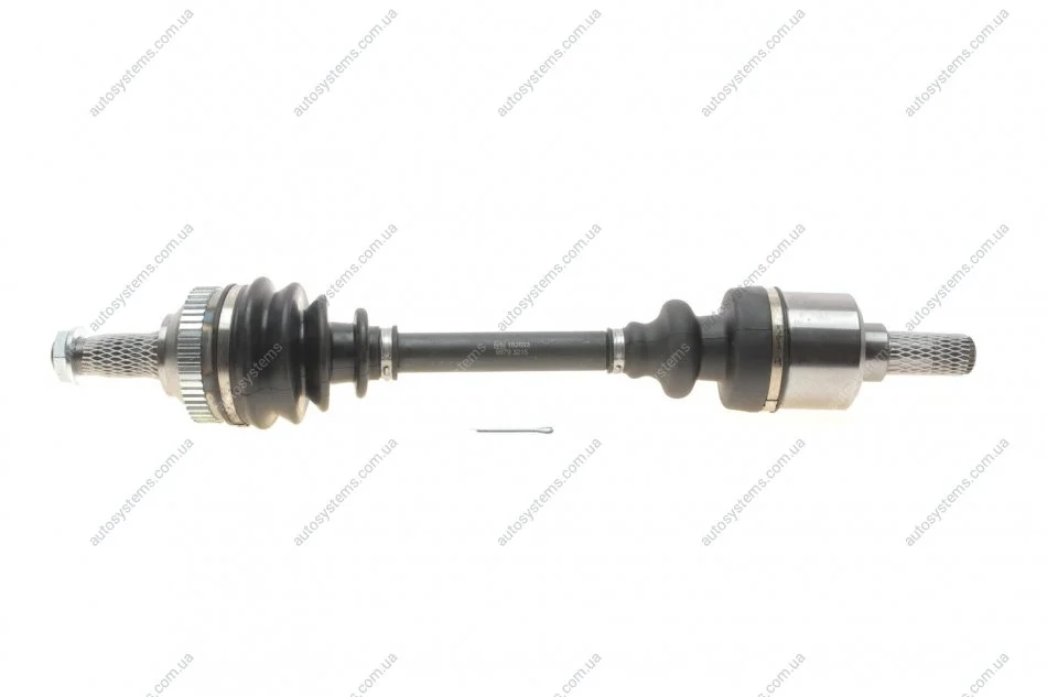 Піввісь (передня) (L) Citroen Berlingo/Peugeot Partner 1.6/2.0 HDi 98-11 (25z/24z/583mm) (+ABS) FEBI BILSTEIN 182693 (фото 1)